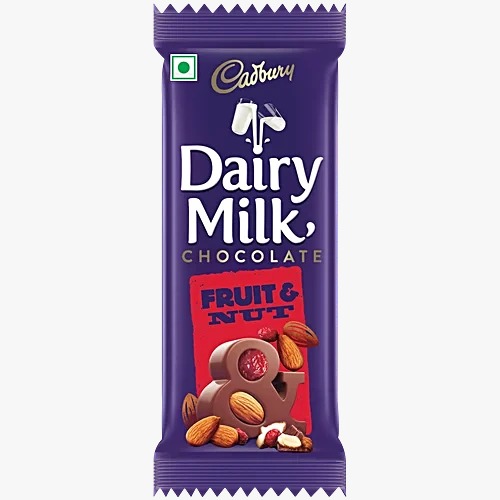 Cadbury Dairy Milk Fruit & Nut Chocolate Bar, 75 g